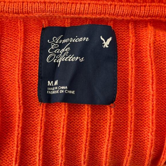 Vintage American Eagle Sweater Womens 100% Cotton Y2K 2009 Knit - Picture 3 of 7